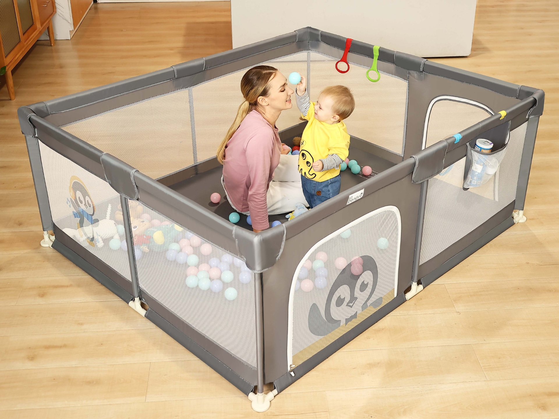 Stand 'N Play Playpen (Small) – Li'l Pengyu – Baby Products That